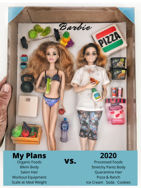 my plans vs 2020 barbie