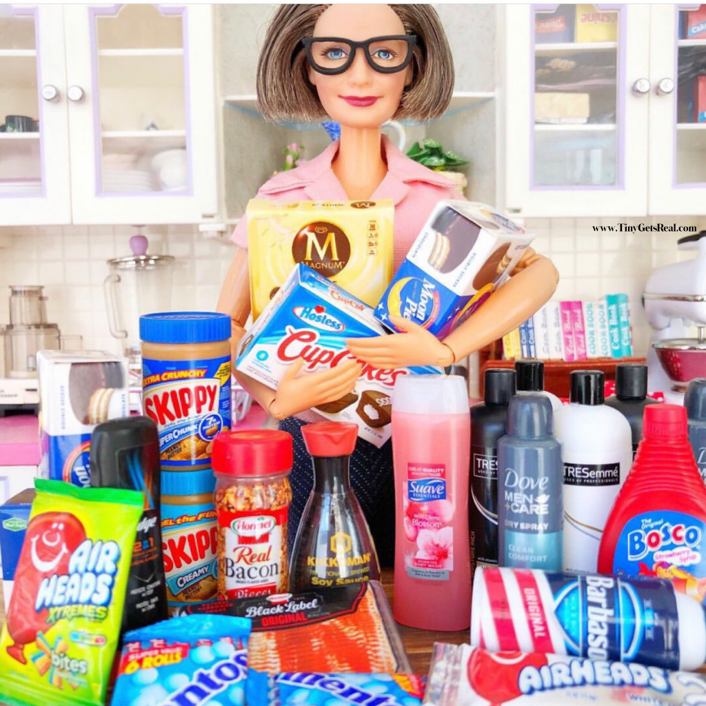 Zuru Mini Brands Barbie gets real tiny groceries