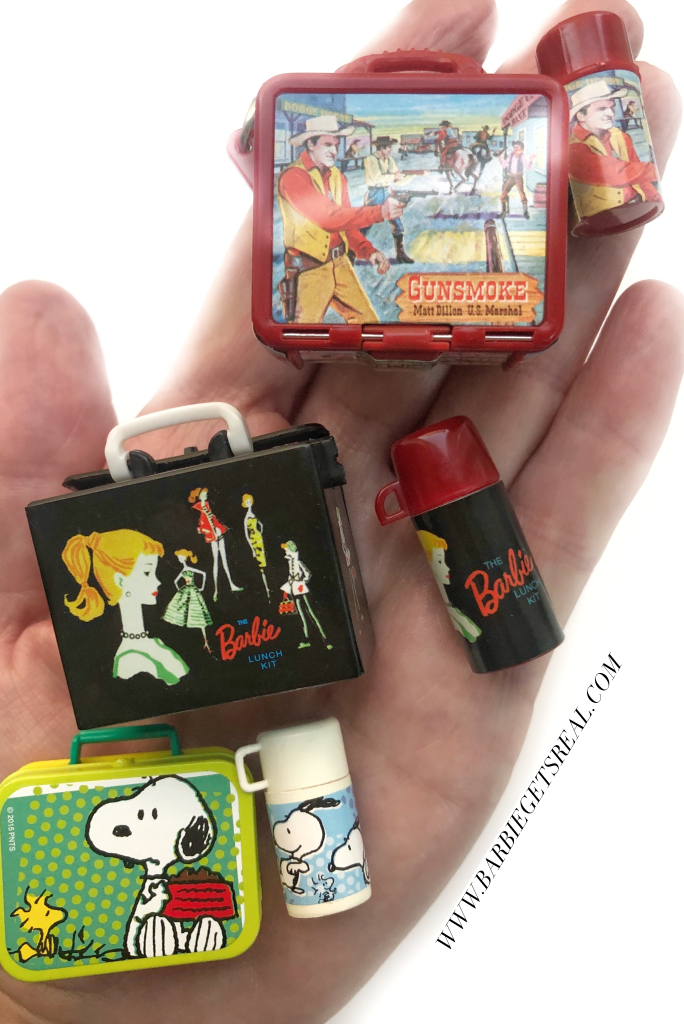 barbie gets real miniature lunch box