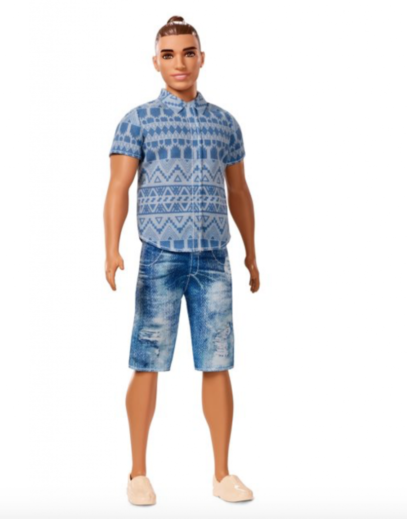 man bun barbie