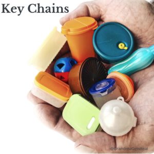 tupperware keychains